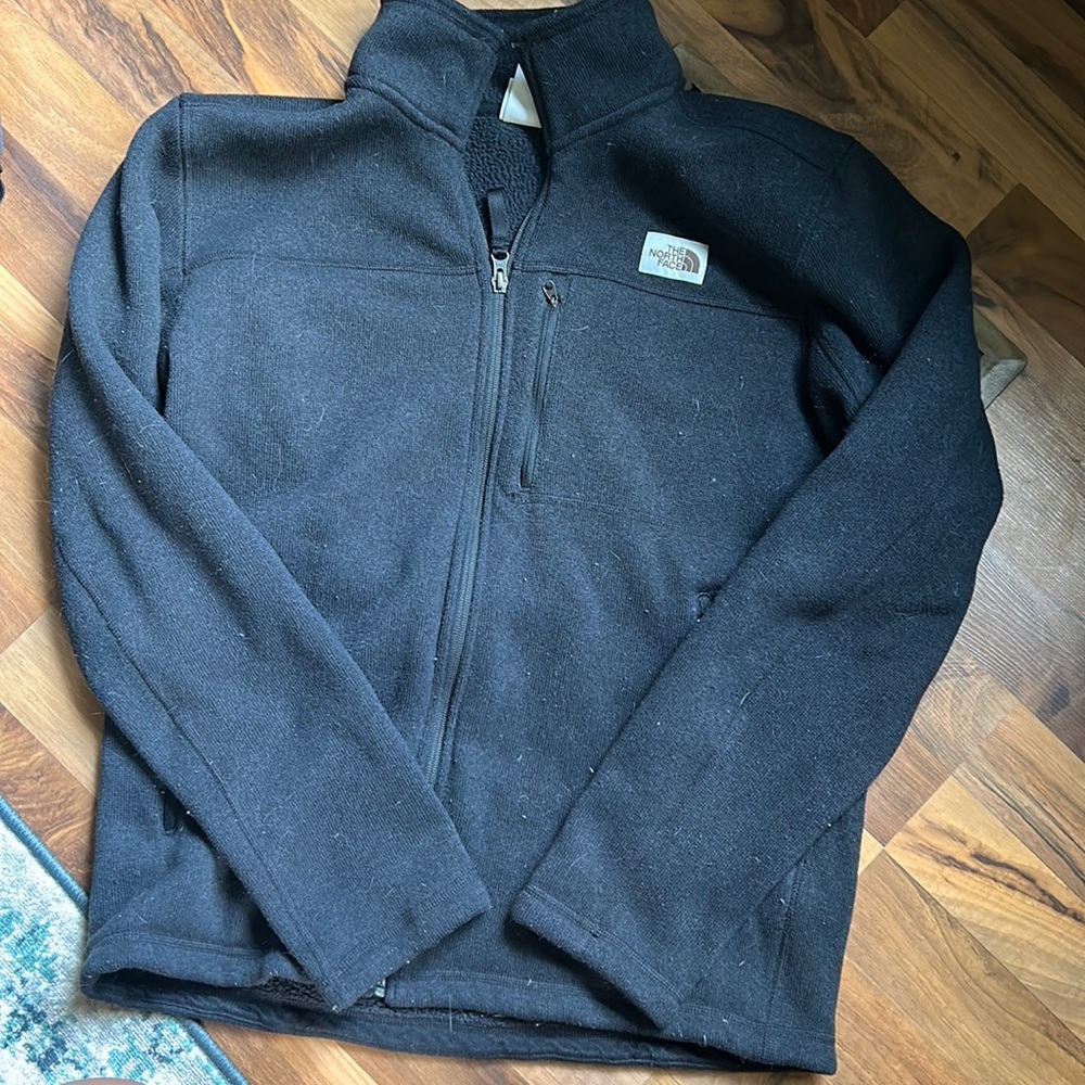 The North Face Black Zip Up Sweater